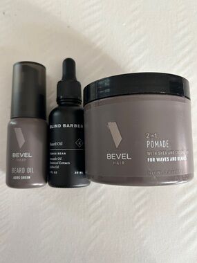 2-in-1 Pomade & Beard Oil Bundle of 3